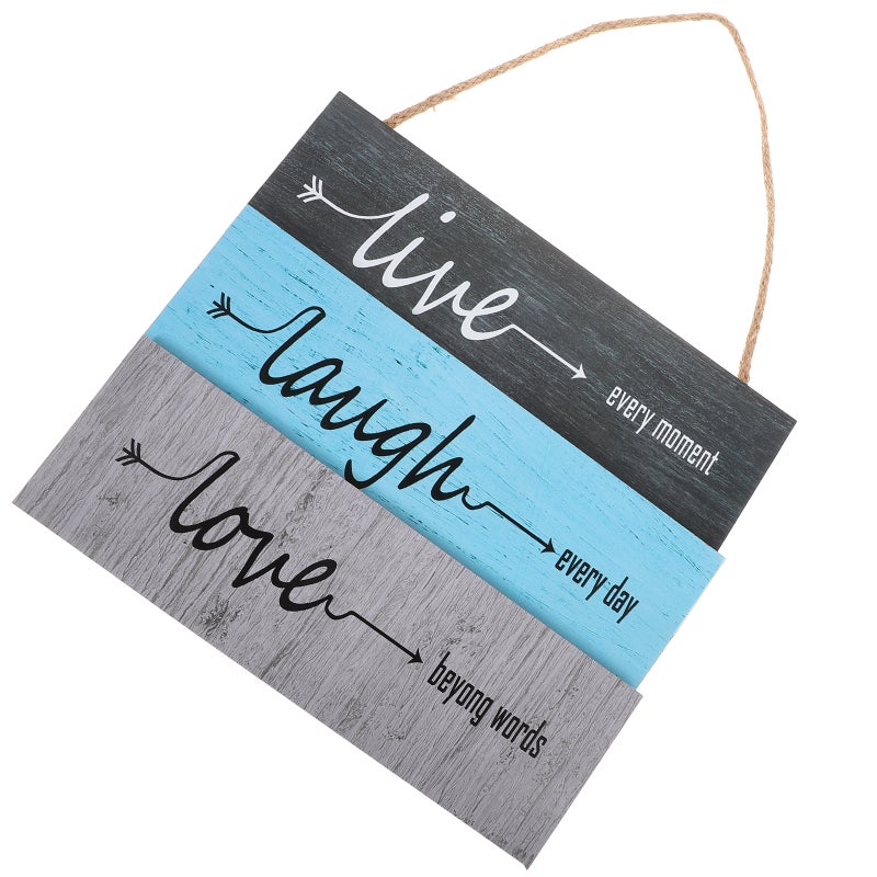 Rustic Wall Sign Farmhouse Wood Hanging Sign Plaque Wall Decoration - Image 4