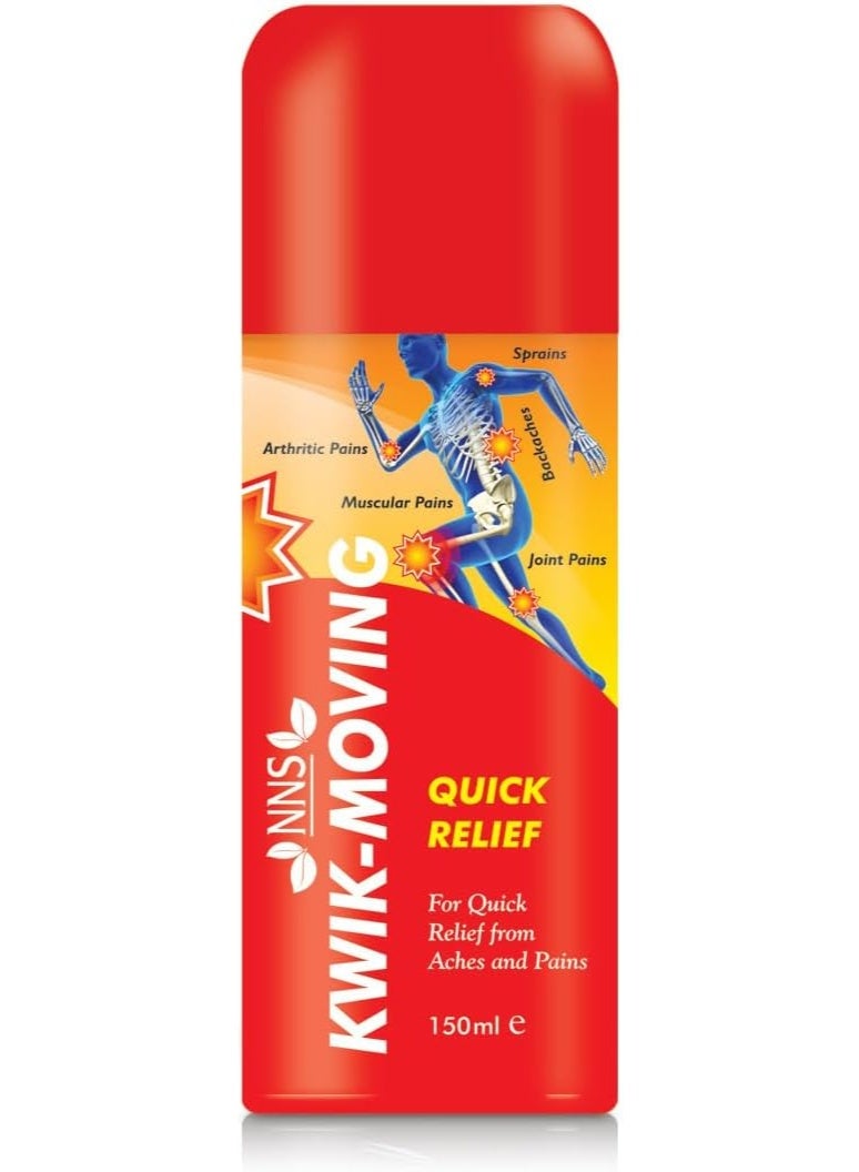 Kwik Moving Quick Relief Spray 150 ML