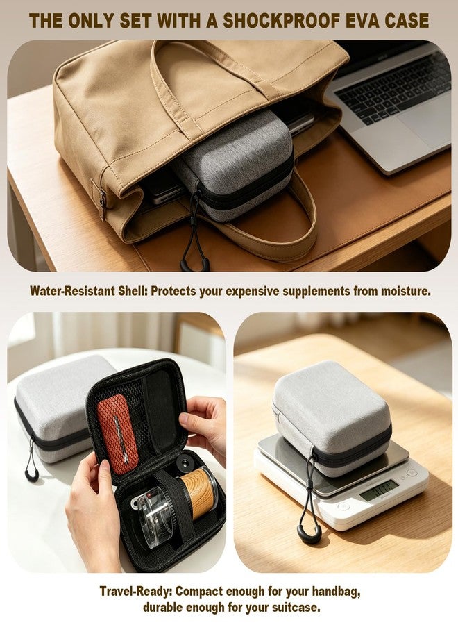 Xylira Pill Crusher, Grind Pills to Fine Powder, with Pill Cutter for Small and Large Medication and Vitamin Tablets with Storage Compartment - Image 5