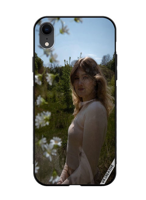 Protective Case Cover For Apple iPhone XR Snapchat Girl Design Multicolour
