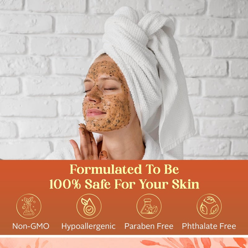 Envy Vitamin C and Turmeric Face Scrub - Clears Blackheads, Improves Dark Spots & Acne - Clean, Cruelty-Free Korean Skin Care for All Skin Types - Dermatologist Tested - 6.76 oz - Image 5