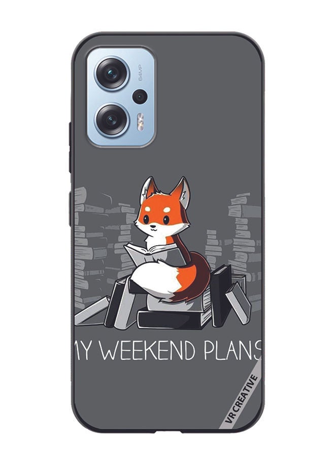 VR CREATIVE Protective Case Cover For Xiaomi Poco X4 GT My Weekend Plans Design Multicolour - Image 1