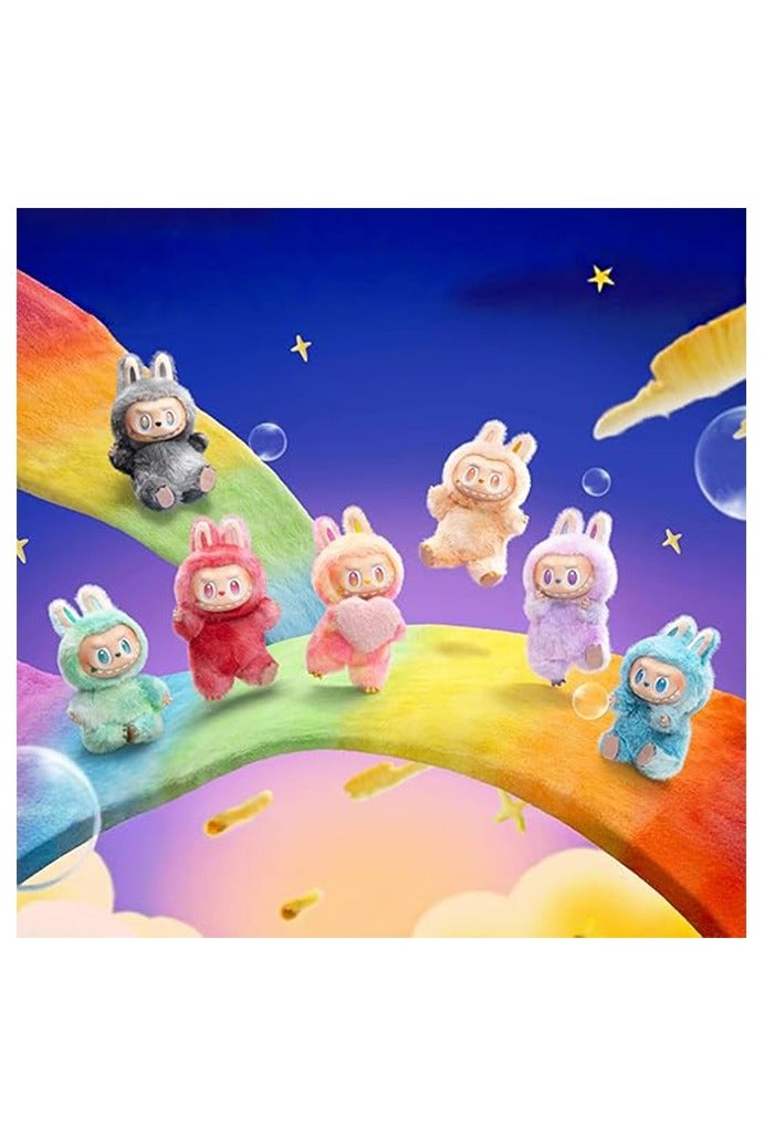 【واحد لون عشوائي 1pcs】 LABUBU جيل LABUBU من نسخة الوطن من سلسلة فقاعة ماكارون مربع أعمى دمية الفينيل هدية دمية بلوش 【واحد لون عشوائي 1pcs】 - Image 2