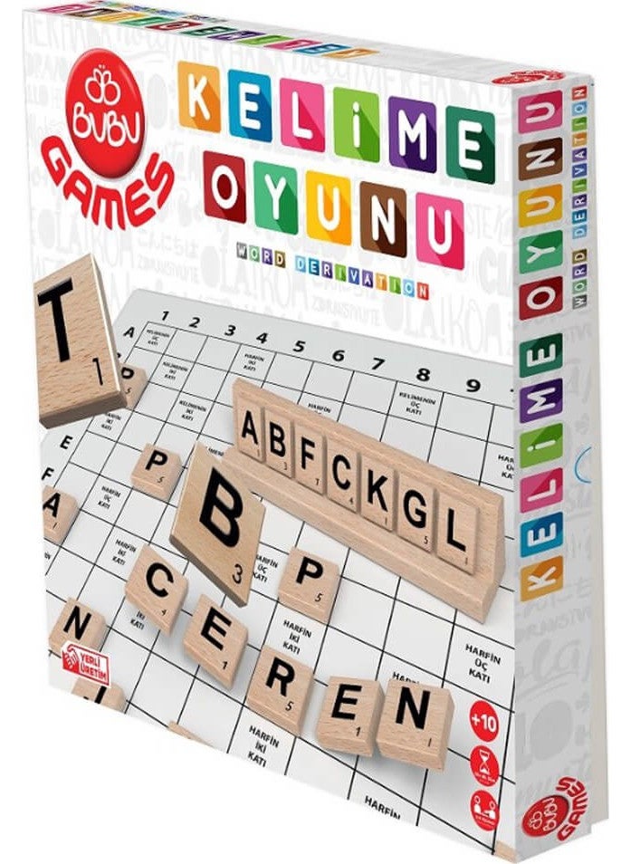 Bu-Bu Games Wooden Word Game 