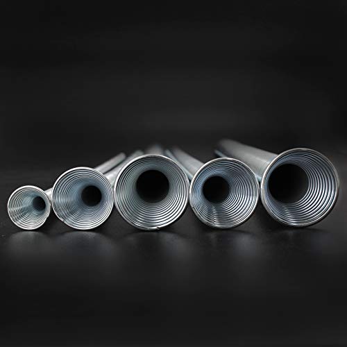 PHITUODA 5 Pack Spring Tube Bender Set 1/4'', 3/8'', 1/2'', 5/8'' and 3/4'' for Copper, Aluminum and Thin Wall Steel Tubing Bender Kit, 13.78" / 350mm Length - Image 3