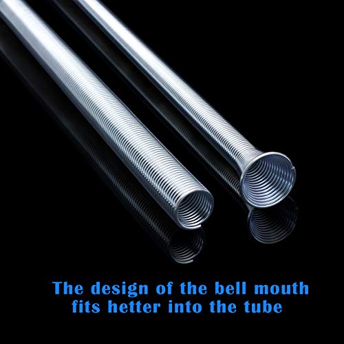 PHITUODA 5 Pack Spring Tube Bender Set 1/4'', 3/8'', 1/2'', 5/8'' and 3/4'' for Copper, Aluminum and Thin Wall Steel Tubing Bender Kit, 13.78" / 350mm Length - Image 5