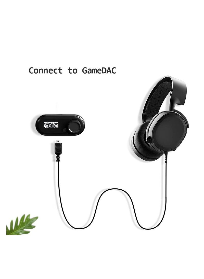 Arabest كابل صوت بديل متوافق مع سماعات الألعاب SteelSeries Arctis 3 وArctis 5 وArctis 7 وArctis Pro (ذكر إلى ذكر)  - Image 3