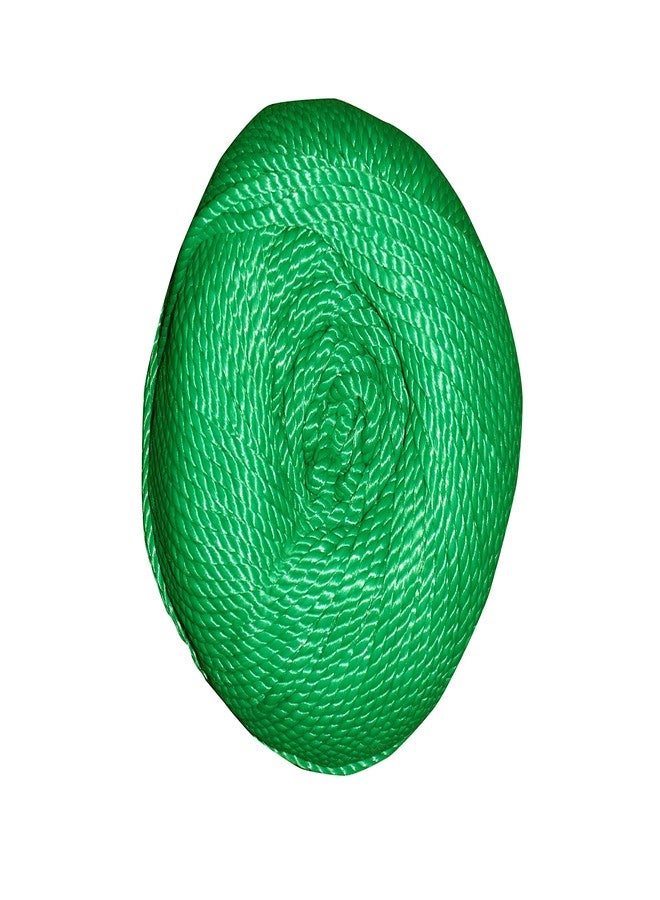 YNK 203 2.5 MM Nylon Clothing Line String, Rope for Clothes Drying, Twisted Multi Ferrous Multipurpose Outdoor Clothes Drying Wire, Travel- Friendly Rope for Cloth (Length- 50 M)- Green - Image 2