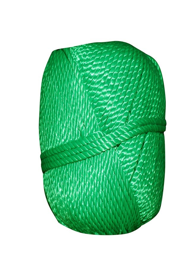 YNK 203 2.5 MM Nylon Clothing Line String, Rope for Clothes Drying, Twisted Multi Ferrous Multipurpose Outdoor Clothes Drying Wire, Travel- Friendly Rope for Cloth (Length- 50 M)- Green - Image 3