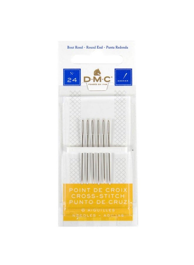 3 Pack Dmc Size 24 Cross Stitch Needles (Total 18 Needles) New Package - pzsku/ZE0CBBC1772456984A144Z/45/_/1724479713/45dc31d2-13bf-4c5a-b457-0533f1601baf