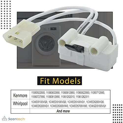 Seentech 3406107 Dryer Door Switch Replacement by Seentech - Exact for Kenmore & Whirlpool Dryers - Replaces Part Numbers 3406101, 3406109, PS11741701, AP6008561,WP3406107, 3405100, 3405101, 3406100 (Pack 1) - Image 3