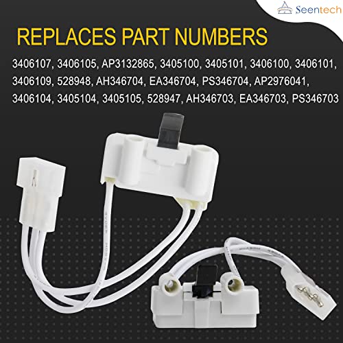 Seentech 3406107 Dryer Door Switch Replacement by Seentech - Exact for Kenmore & Whirlpool Dryers - Replaces Part Numbers 3406101, 3406109, PS11741701, AP6008561,WP3406107, 3405100, 3405101, 3406100 (Pack 1) - Image 4