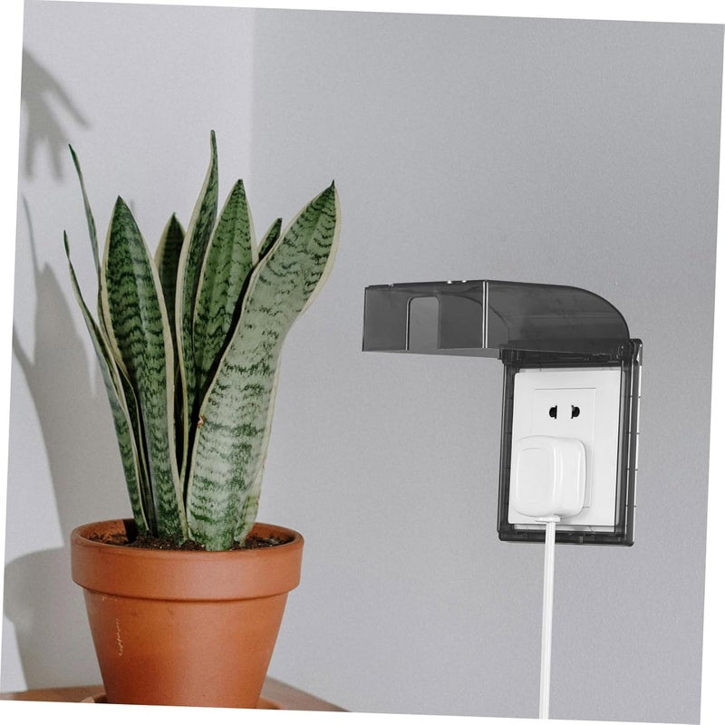 PRETYZOOM Waterproof Electrical Outlet Cover 86-Type Socket Protector for Bathrooms Outdoor Plug Cover Child Safety Features Sturdy Black Design - Image 5
