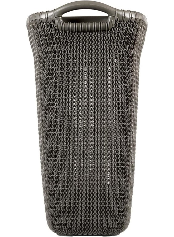 Curver,Knit,Laundry Basket,long,57L,Brown Color - Image 3