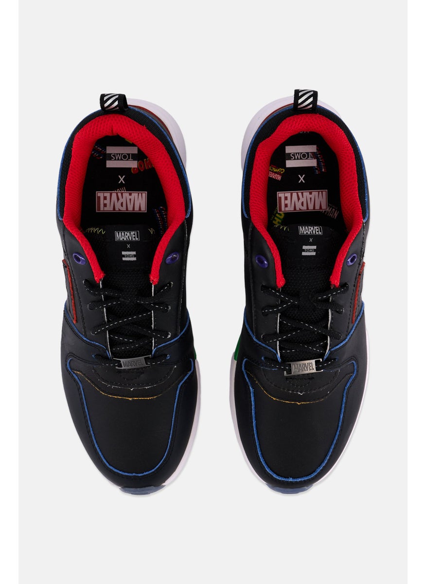 TOMS Toms x Marvel Men Arroyo Lace Up Casual Shoes, Black  - Image 4