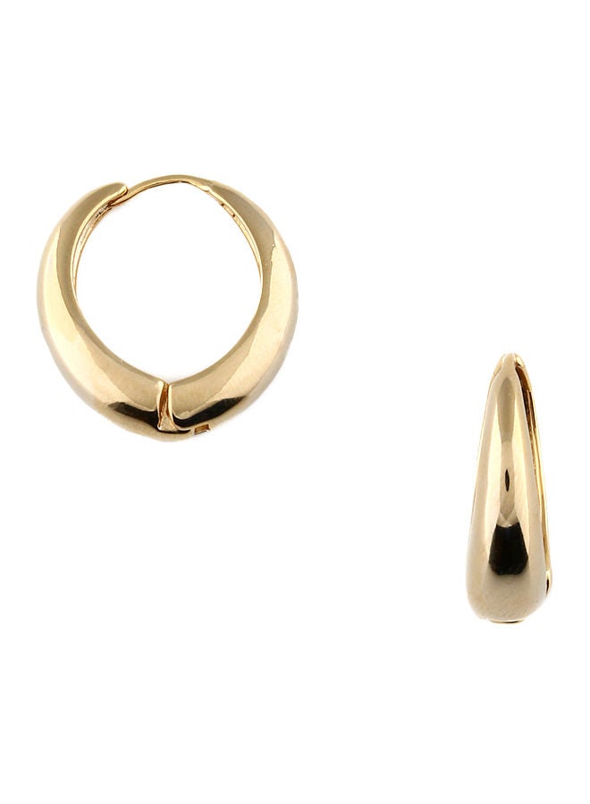 ORELIA LONDON Large Tapered Hoop Earrings - Image 1