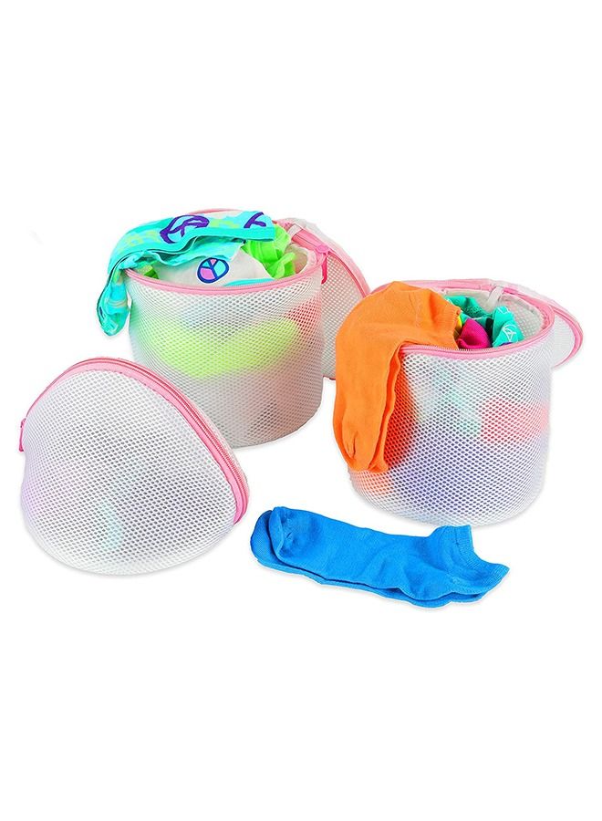 سمبل هاوسواير عبوة من 5 أكياس ملابس داخلية حمالات الغسيل (2 كبير ، 3 حقائب ملابس داخلية) - Image 4