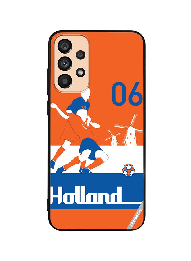 VR CREATIVE Protective Case Cover For Samsung Galaxy A53 5G Holland Football Soccer Players Design Multicolour - Image 1