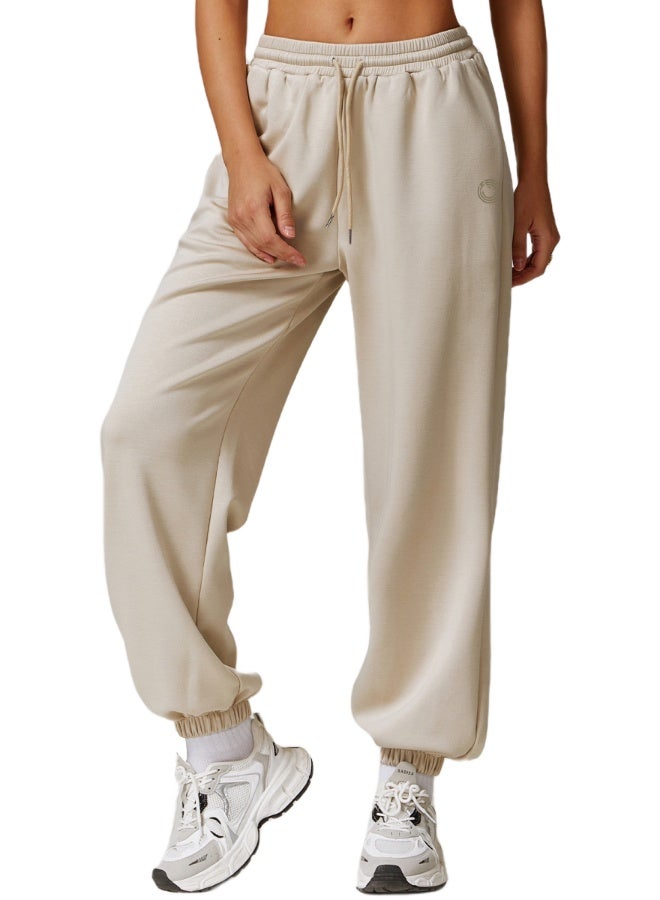 KAWN.YOGA Womens Mid Waist Oversized Wide Leg Joggers  - Image 1
