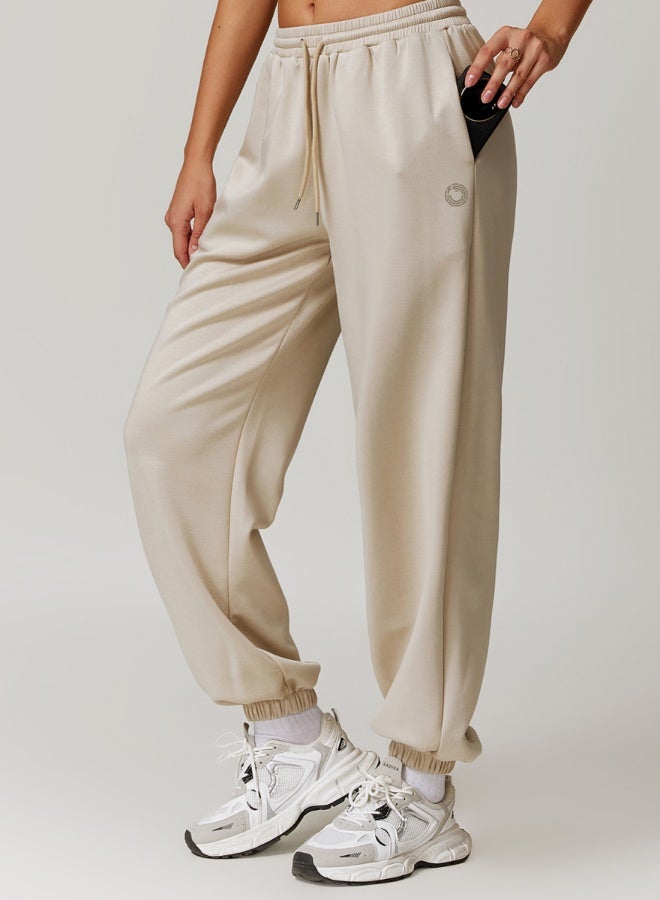 KAWN.YOGA Womens Mid Waist Oversized Wide Leg Joggers  - Image 5