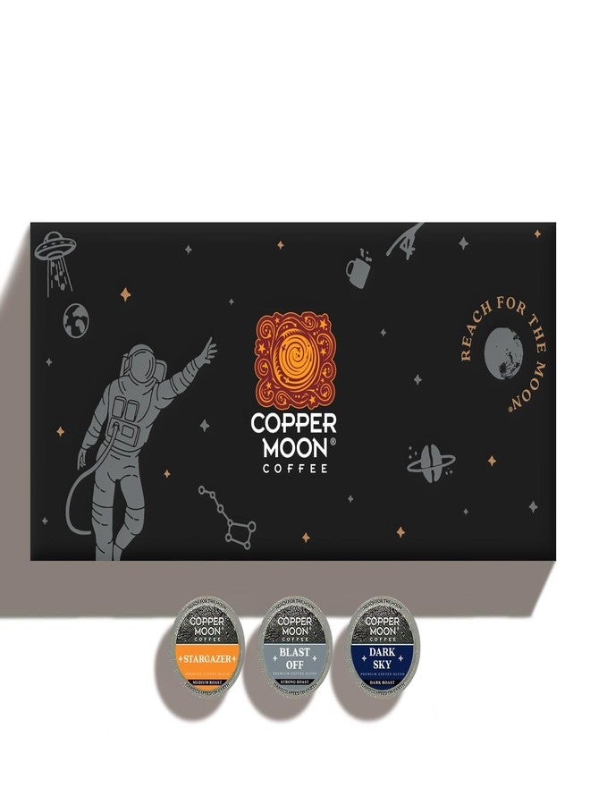 Copper Moon Single Serve Coffee Pods For Keurig K-Cup Brewers, Flavored Variety Pack (Stargazer, Dark Sky, Blast Off), 60 Count - Image 1
