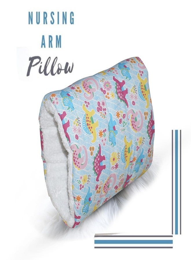 Gordon Home Nursing Arm Pillow, Breastfeeding and Bottle Feeding Head Support Pillow, Travel-Friendly and Washable (Dinosar) - Image 3