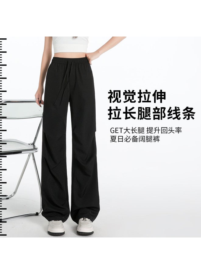 Hstyle women's Parachute Cargo Pants - 2025 Summer Outdoor Casual Wide-leg Trousers - Image 5