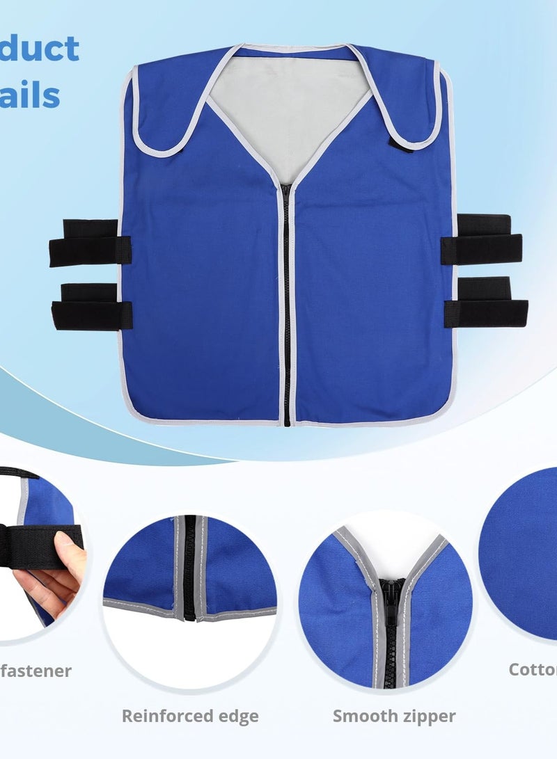 Zikra Cooling Vest for High Temperature, Fire Rescue Vest, Includes 20 PCS of Ice Packs, Cooling Clothes for Hot Temperatures, 6 Pockets for Convenience. - Image 4