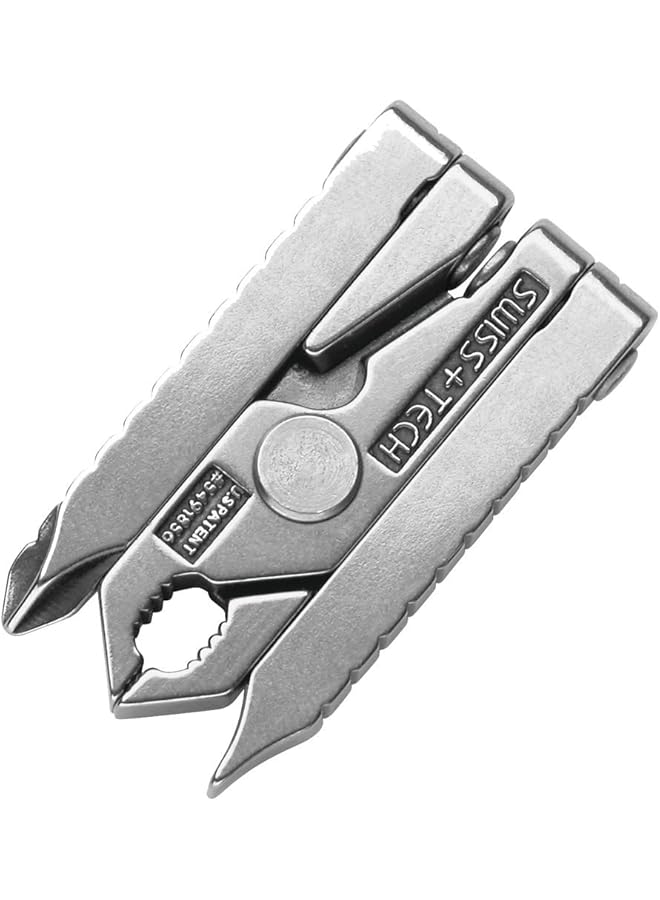 SWISS+TECH St50022 Stainless Steel 6 In 1 Key Chain Multi Tool Polished Finish (Single Pack) - Image 4