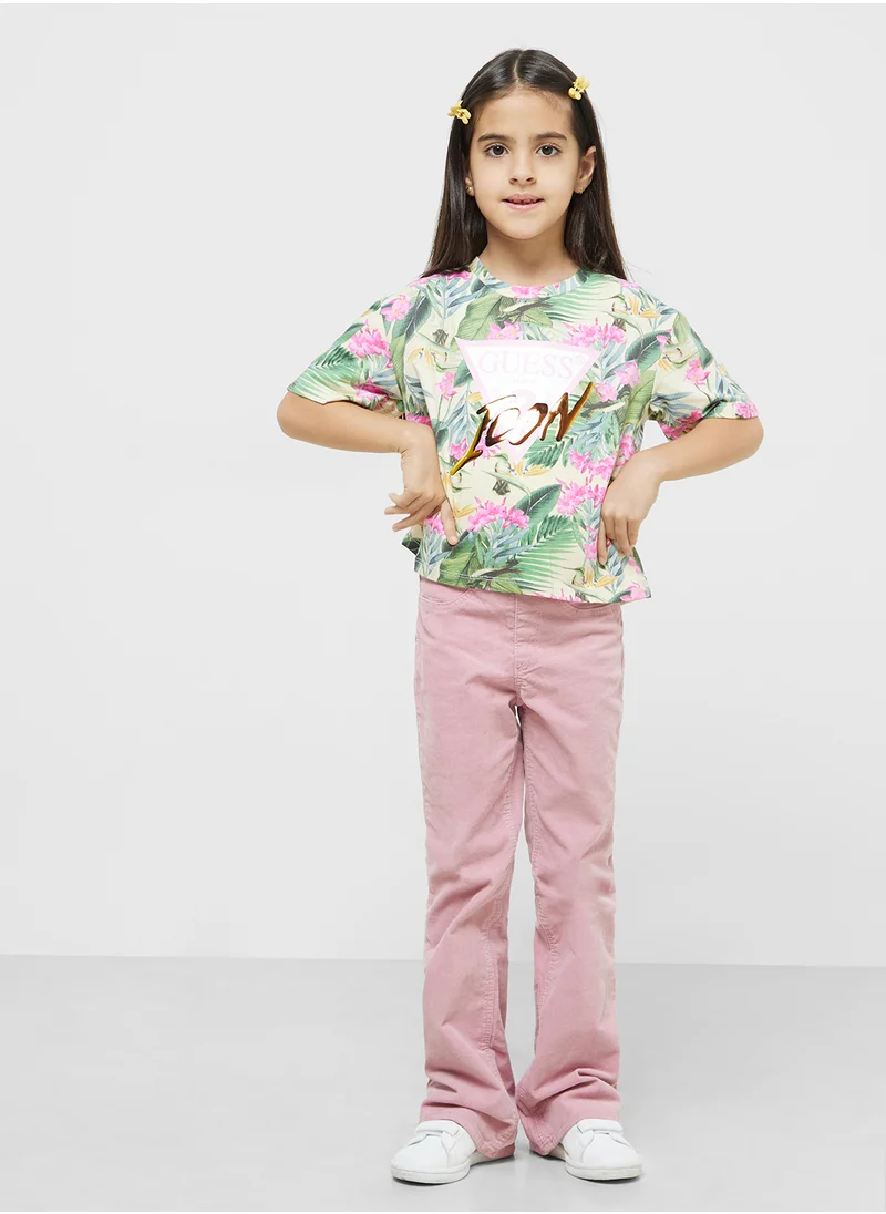 جس Kids Logo T-Shirt