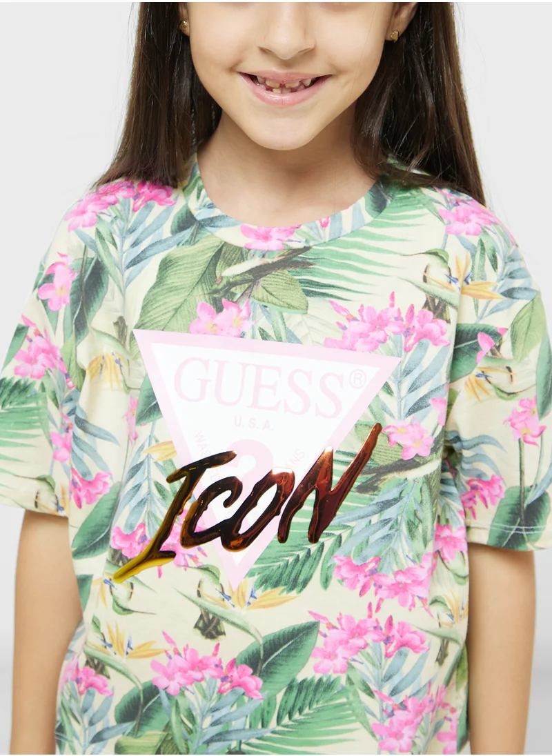 جس Kids Logo T-Shirt