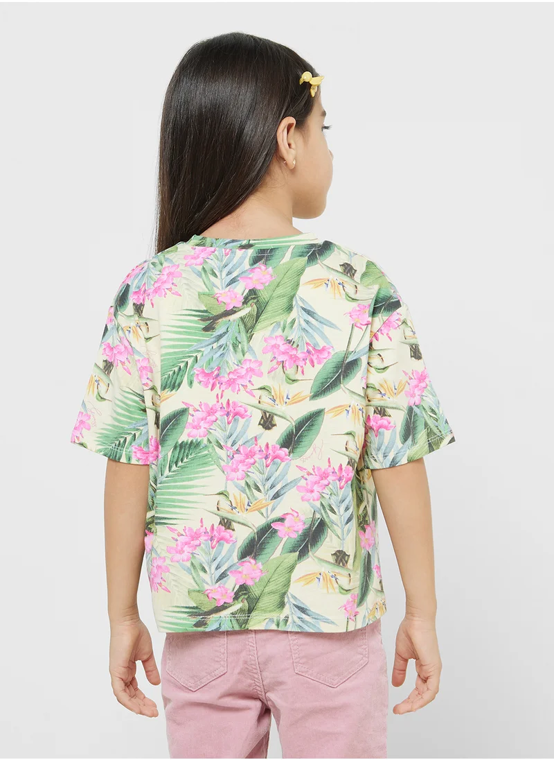 جس Kids Logo T-Shirt
