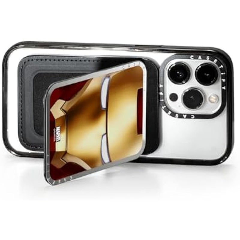 Casetify Snappy Card Holder Stand Compatible with Magsafe - Iron Man Mask - Image 5