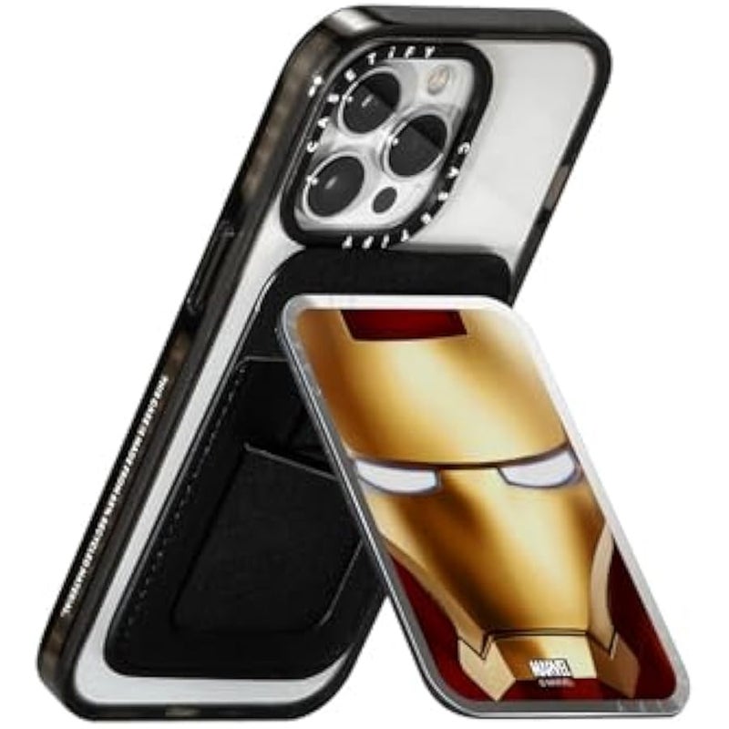 Casetify Snappy Card Holder Stand Compatible with Magsafe - Iron Man Mask - Image 3