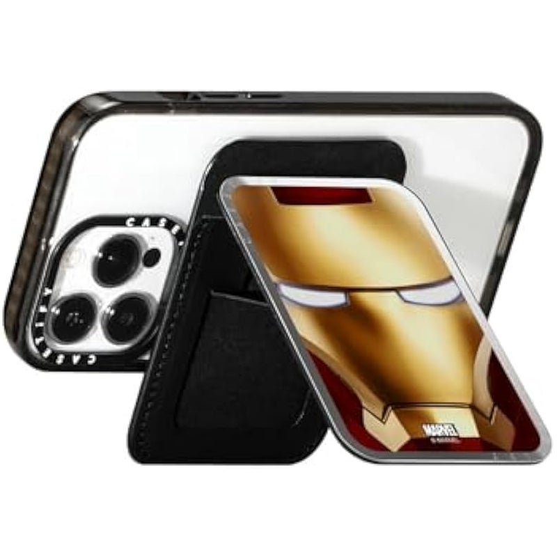 Casetify Snappy Card Holder Stand Compatible with Magsafe - Iron Man Mask - Image 4