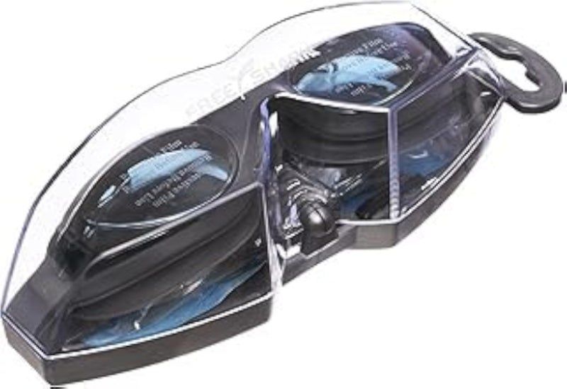 SMART FIT ® High-quality swimming goggles 2111 for all ages and genders, fog-resistant and waterproof - black