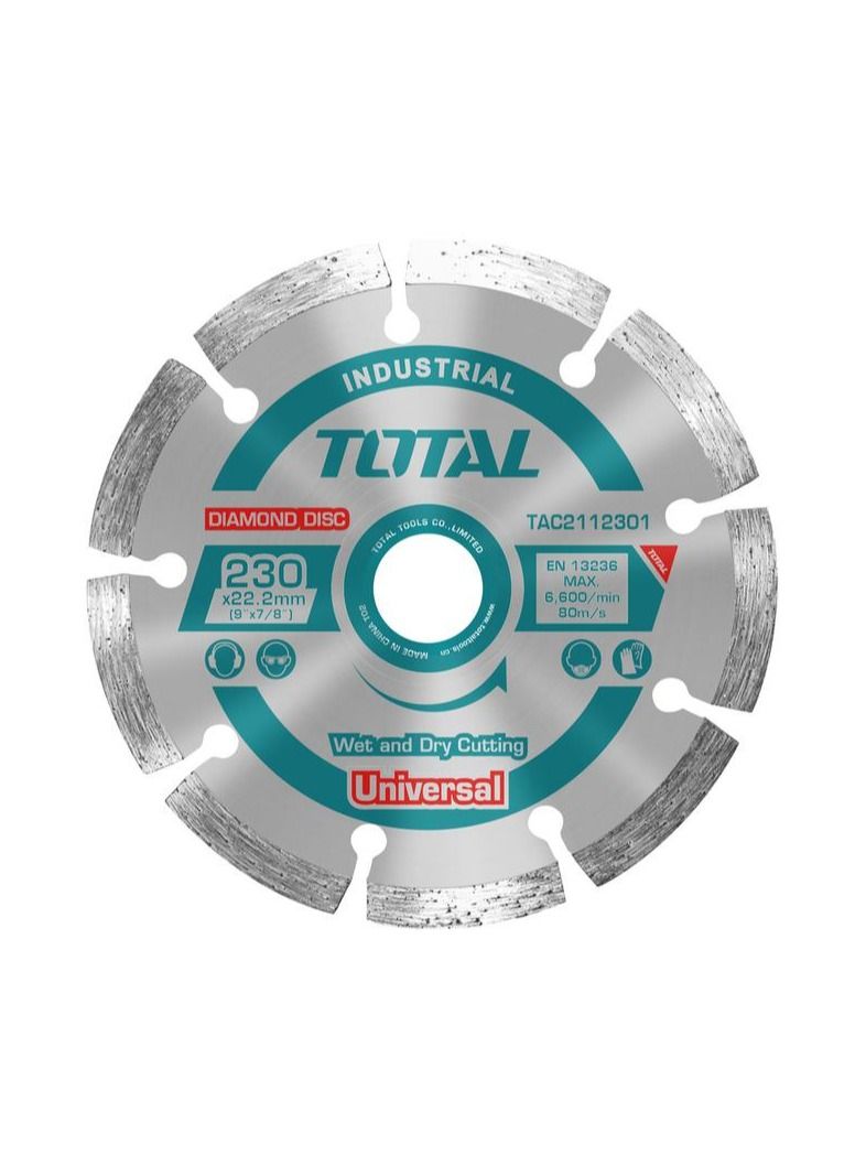 Total disc cutting marble 9 "clip