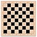 a&a AA 1725 Professional Wooden Chess Board with Storage BagEbony Wood Maple Inlay 175 Squares wNotation - Image 4