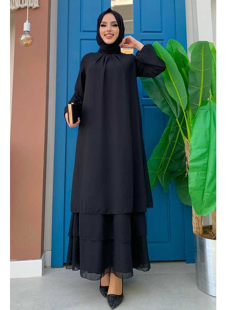 Bym Layered View Sleeve Cuff Elastic Chiffon Dress 3060 Black - pzsku/ZE0CD0FF3FA2FBB176C28Z/45/_/1738060237/ff1f26dd-f254-4da6-95e4-ca0b4fc17a31