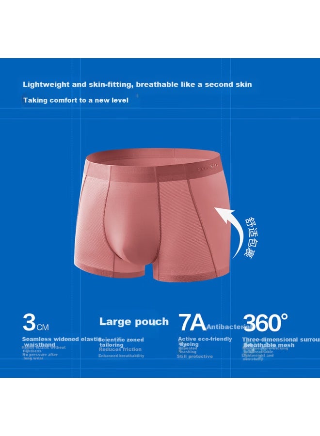 Skechers 7a Antibacterial Breathable Seamless Men's Boxer Briefs Comfortable Lightweight Sweat-absorbing Men's Underwear - Image 4