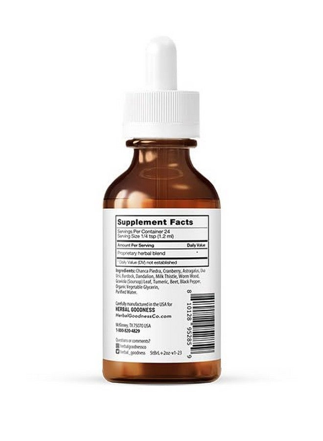 Herbal Goodness Break Those Stones Baby - Kidney Cleanse Detox and Liver Detox Health Herbal Supplement, Chanca Piedra (Kidney Stone Breaker), Dandelion Root Supplement, Milk Thistle - 2 Fl. Oz - Image 3