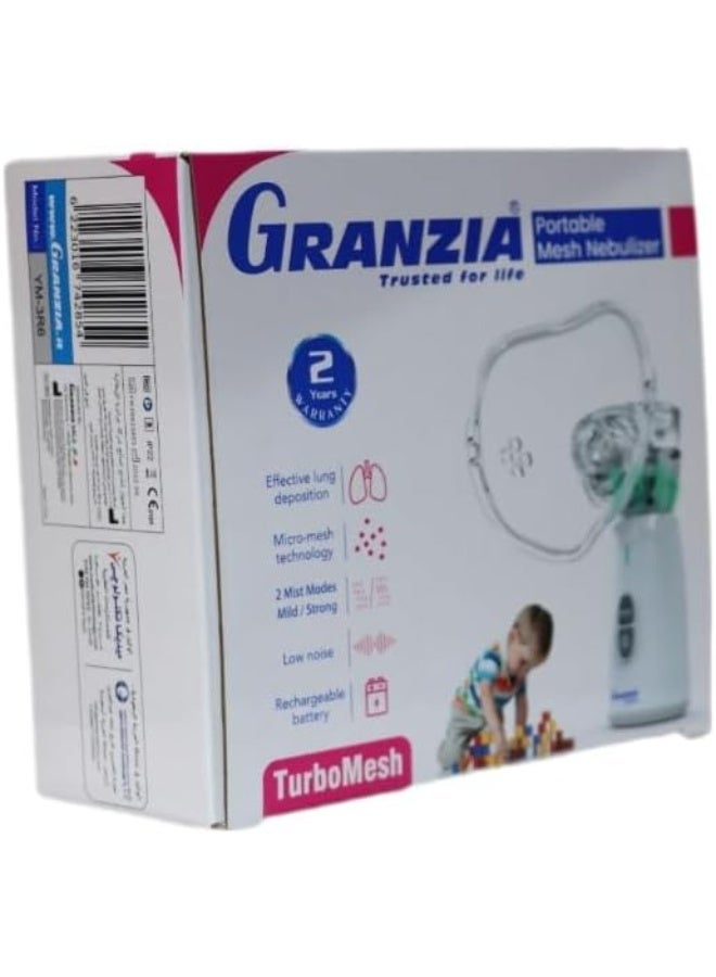 Granzia TurboMesh Nebulizer – Ultra-Fine Mist & Easy-to-Use Mesh Device for Daily Breathing Support - Image 2