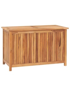 vidaxl vidaXL Garden Storage Box 90x50x58 cm Solid Teak Wood  - Image 1