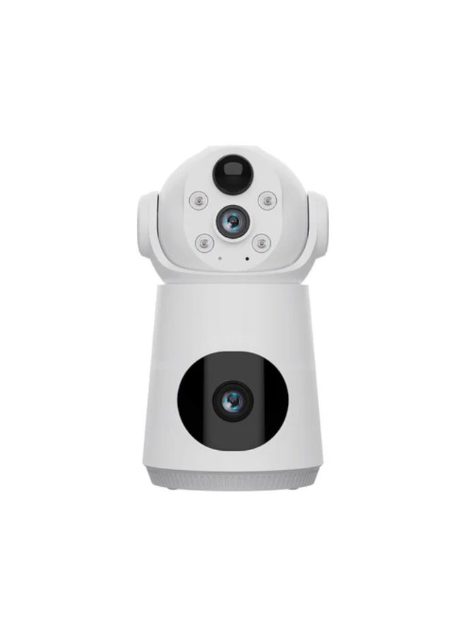 كروني كاميرا مراقبة لاسلكية كروني Vqs003wifi بدقة 4 ميجابكسل، تعمل بالبطارية، مزودة بخاصية واي فاي، مع كشف الحركة، ورؤية ليلية، وصوت ثنائي الاتجاه، ومراقبة منزلية - Image 1