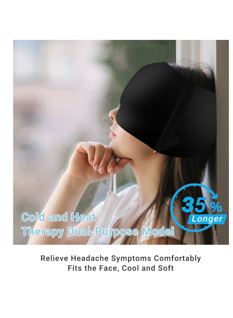 Generic Reusable Cooling  Heat Gel Head Cap for Migraine Sinus Tension and Stress Pain Relief  - Image 2
