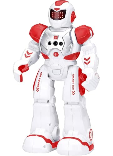 KingsDragon Robots Toy for Kids RC Gesture Sensing Toy Interactive Walking Singing Dancing Robot Birthday Presents for Boys Girls Age 6 7 8 9 Years OldRed - Image 1