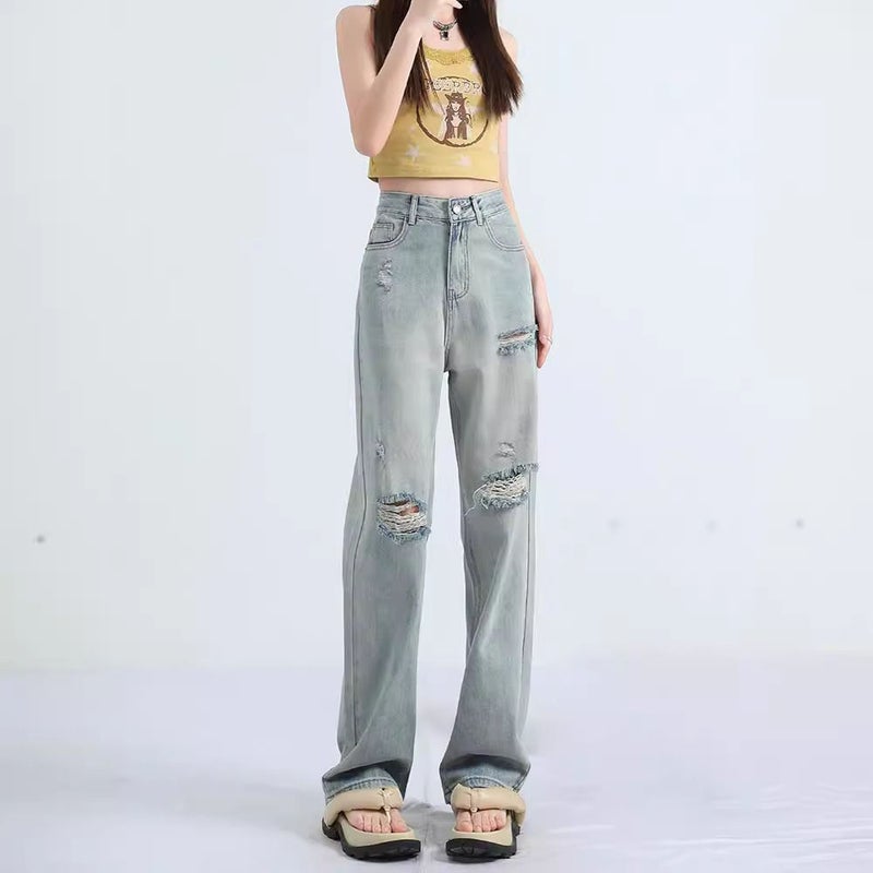 Vintage Classic European-American Design Daily Commute Jeans  Size_S - Image 2