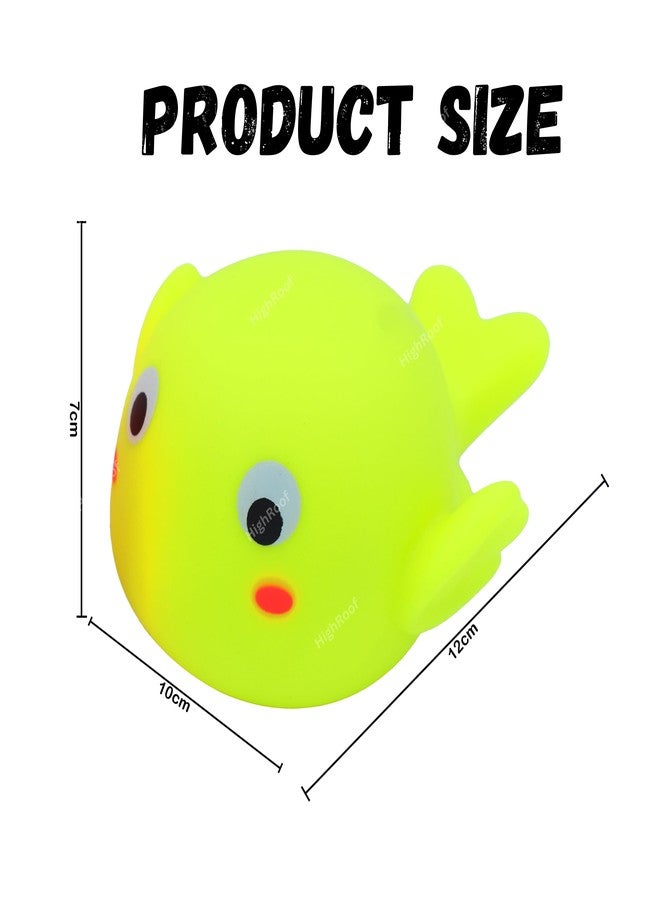 HighRoof Squeezy Whale Squeeze Noise Good As Bath Toys Chu Chu Funny Toy (Color May Vary, Pack of 2 pcs) - Image 3