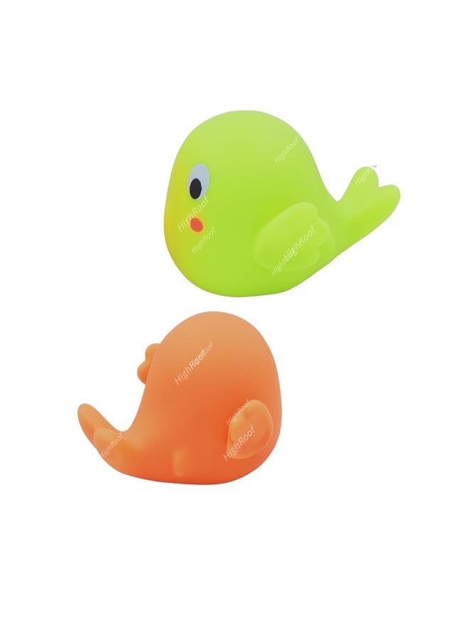 HighRoof Squeezy Whale Squeeze Noise Good As Bath Toys Chu Chu Funny Toy (Color May Vary, Pack of 2 pcs) - Image 1