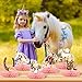 KSKSPE 8 PCS Cowgirl DecorationsKSKSPE 3D Horse Themed Party for Tables Western Cowgirl Party Supplies for Western Cowgirl Themed Girls Birthday Wedding Party Supplies - Image 4